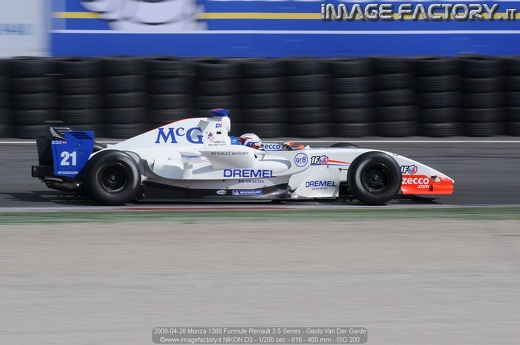 2008-04-26 Monza 1388 Formule Renault 3.5 Series - Giedo Van Der Garde